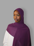 Chiffon Hijab Plum