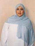 Chiffon Hijab Baby Blue