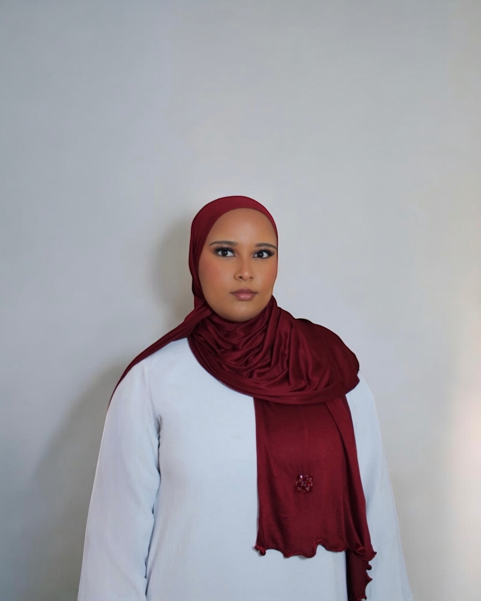 Perle Hijab Burgundy