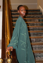 Aneeqa Abaya Dark Green