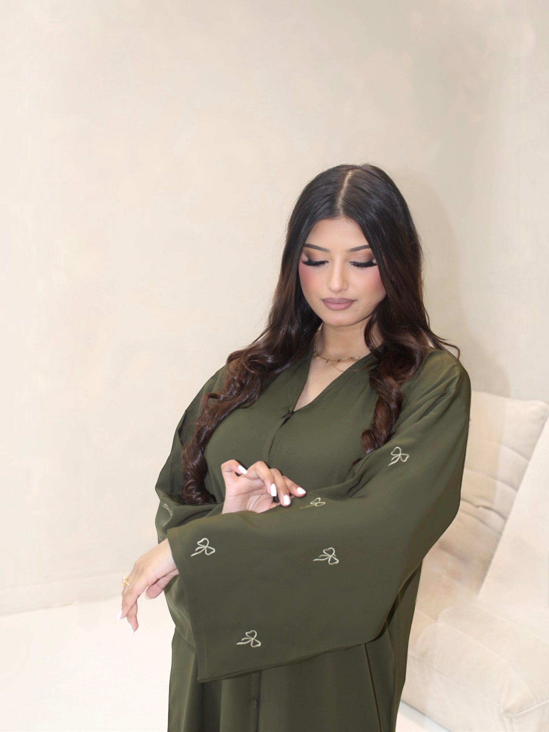 The Safia Abaya Army Green