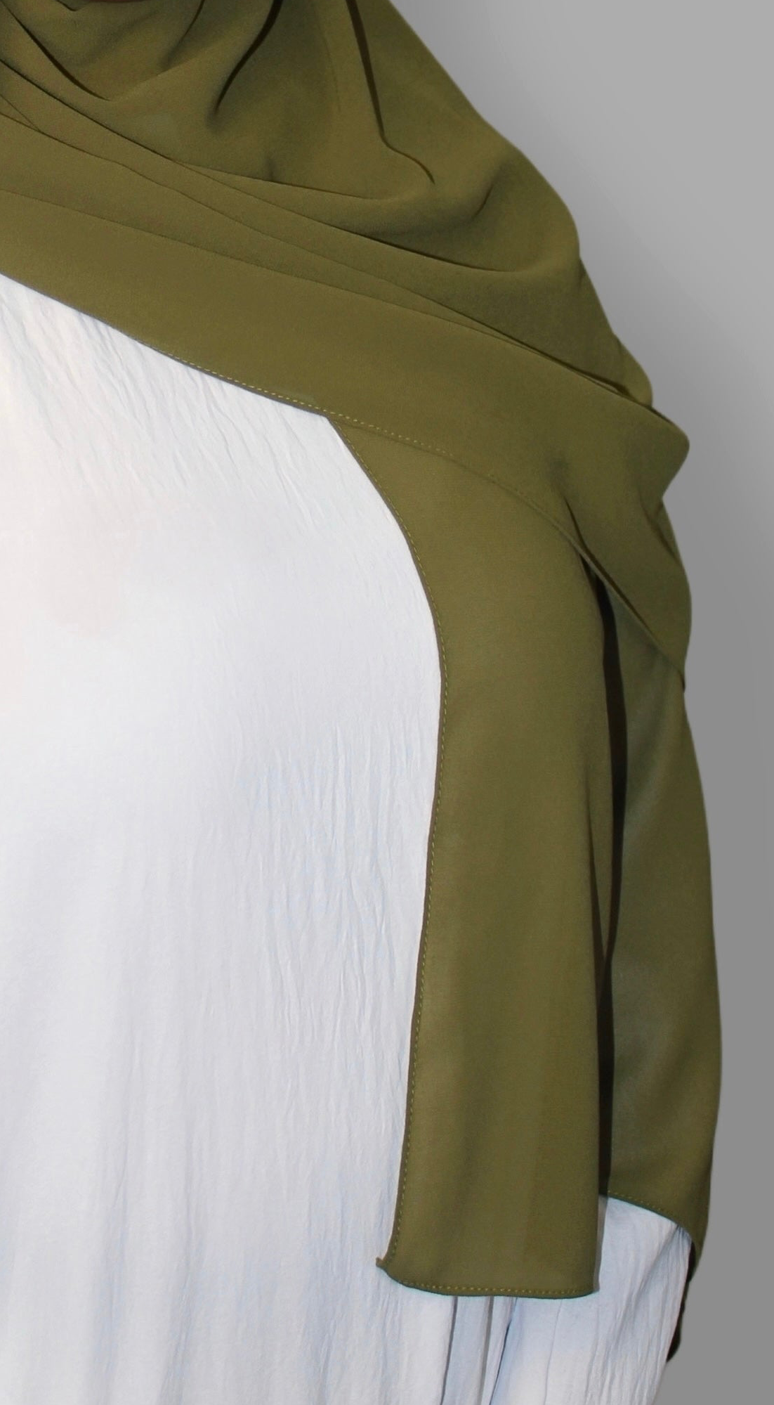 Chiffon Hijab Moss Green