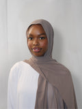 Chiffon Hijab Dark Mocha