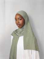 Luna Hijab Green