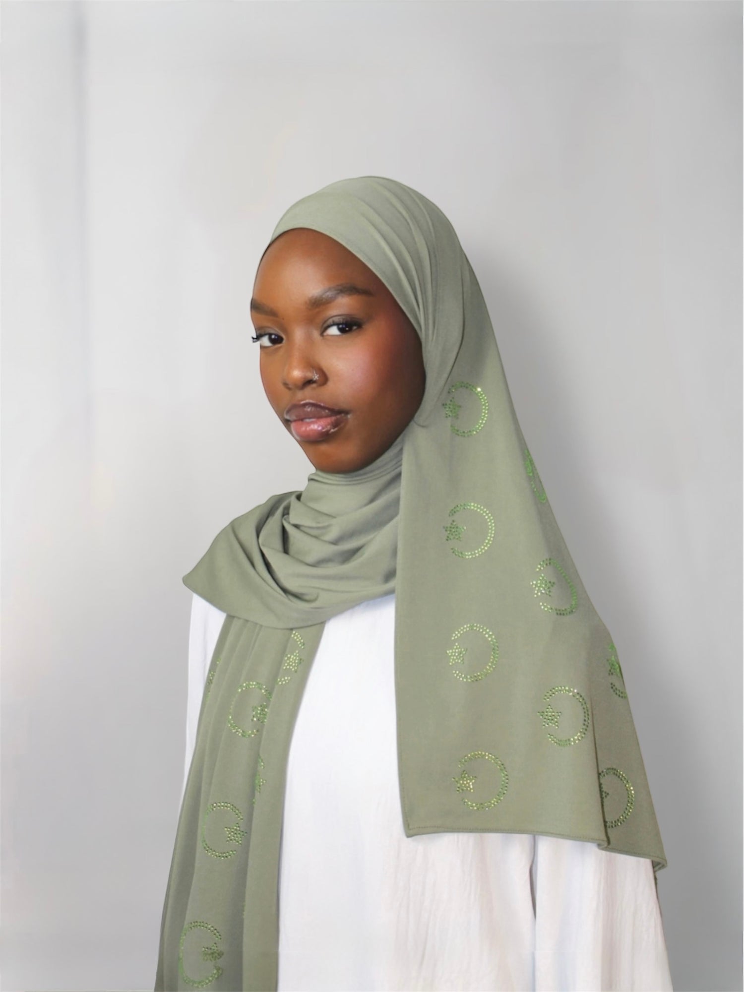 Luna Hijab Green
