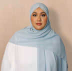 Chiffon Hijab Baby Blue