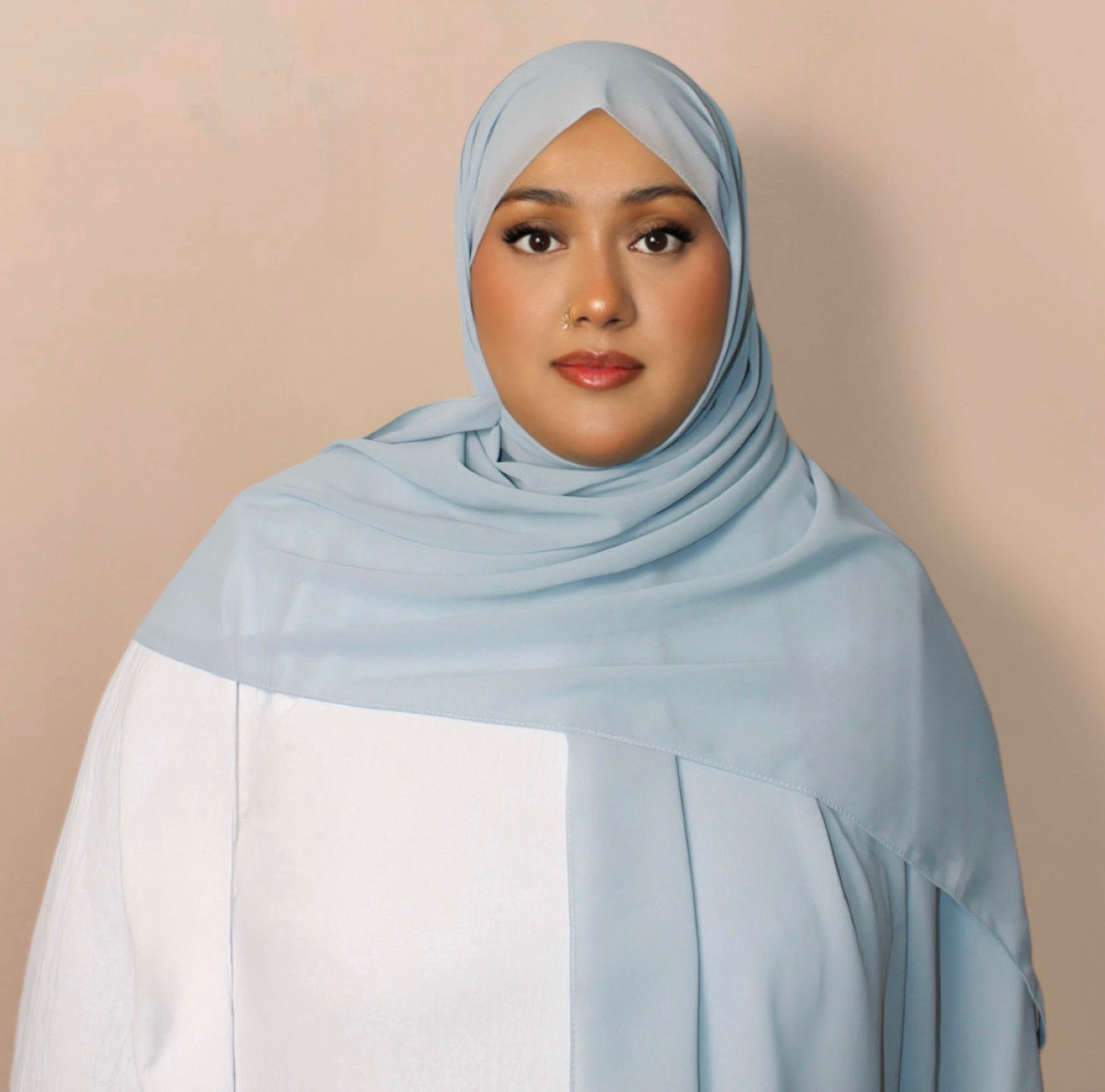 Chiffon Hijab Baby Blue