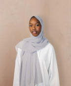 Chiffon Hijab Dove Grey
