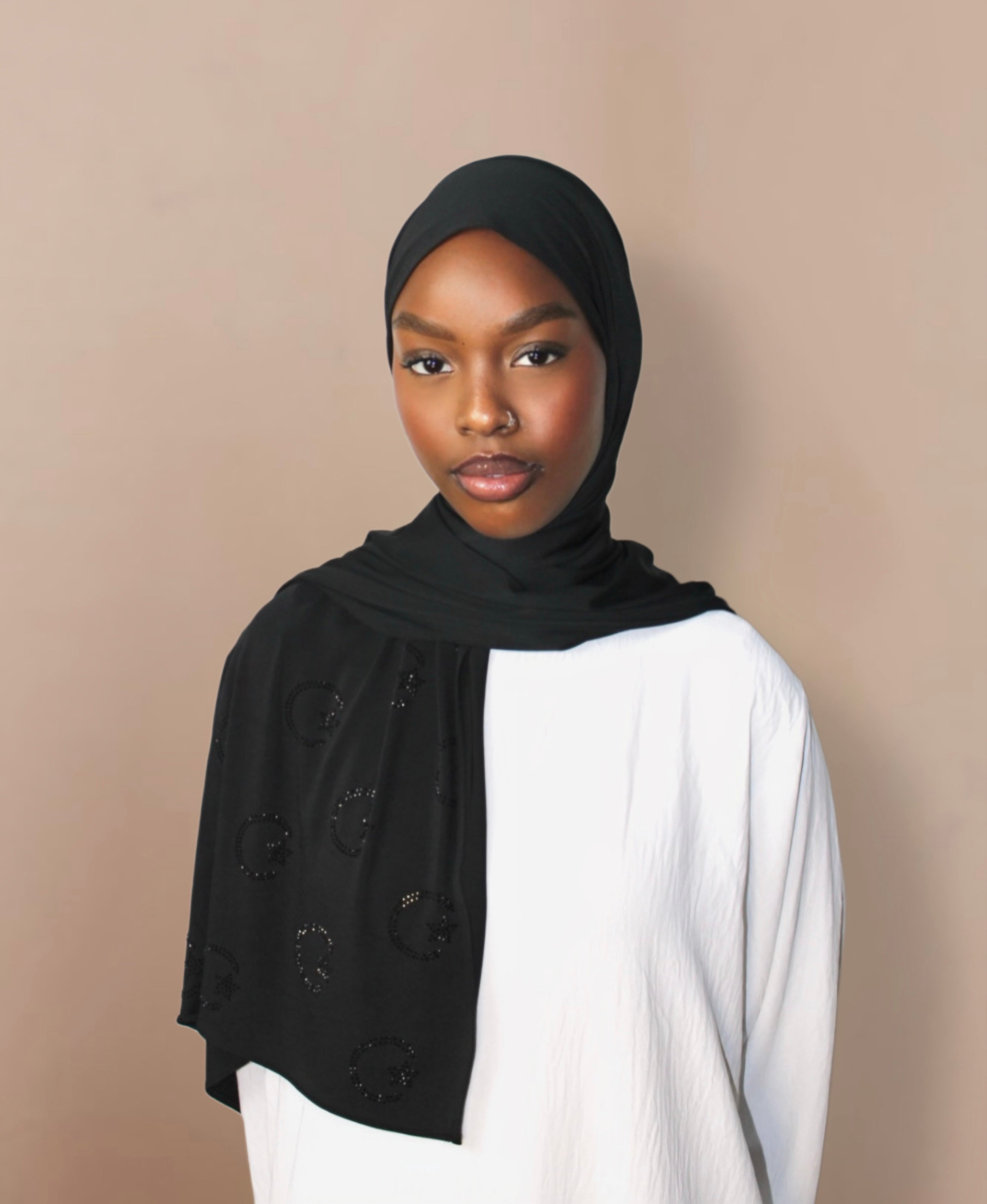 Luna hijab Black