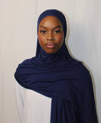 Bamboo Hijab Midnight Blue