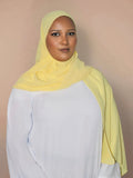 Chiffon Hijab Butter Yellow