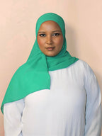Chiffon Hijab Emerald Green