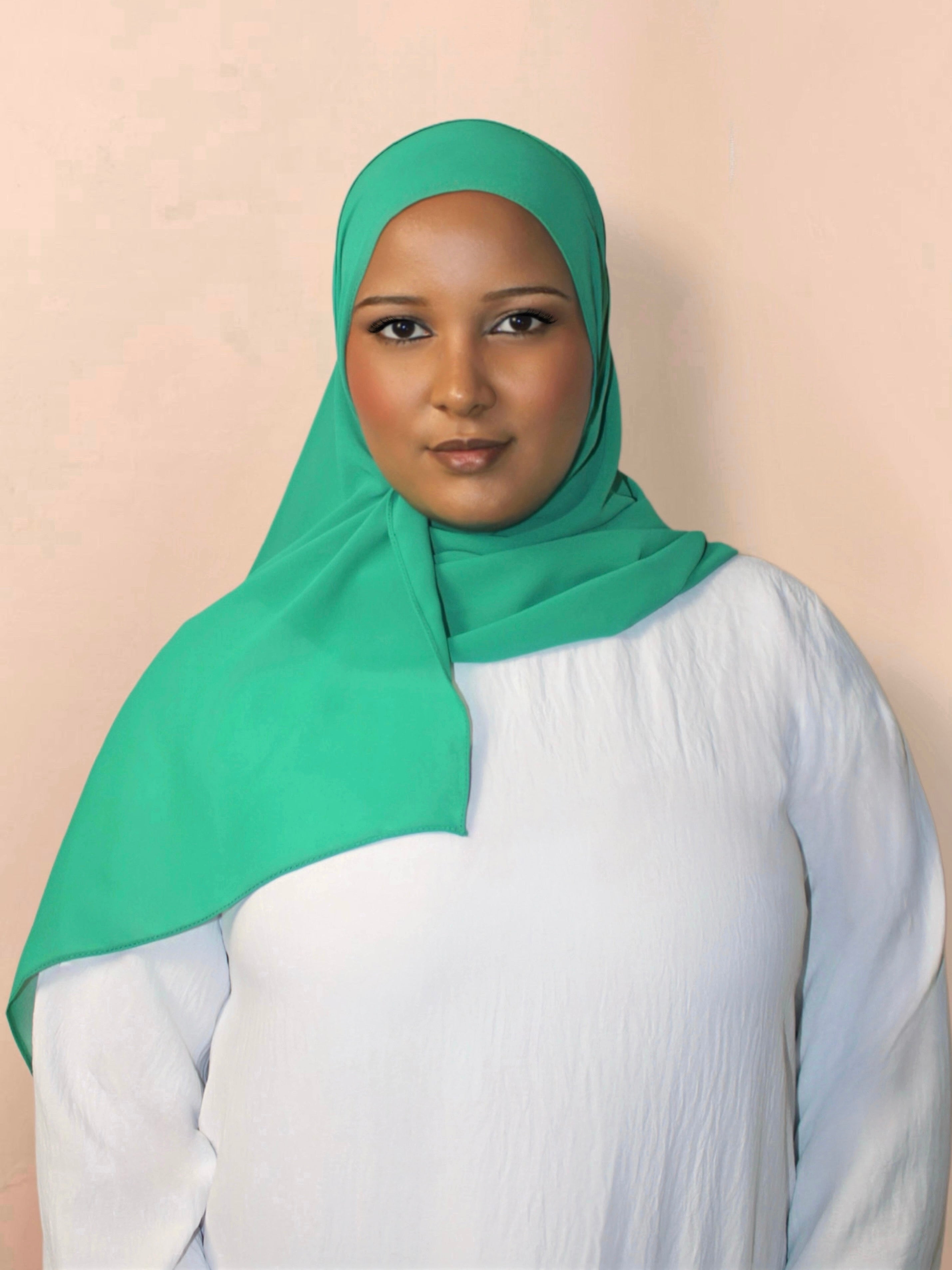 Chiffon Hijab Emerald Green