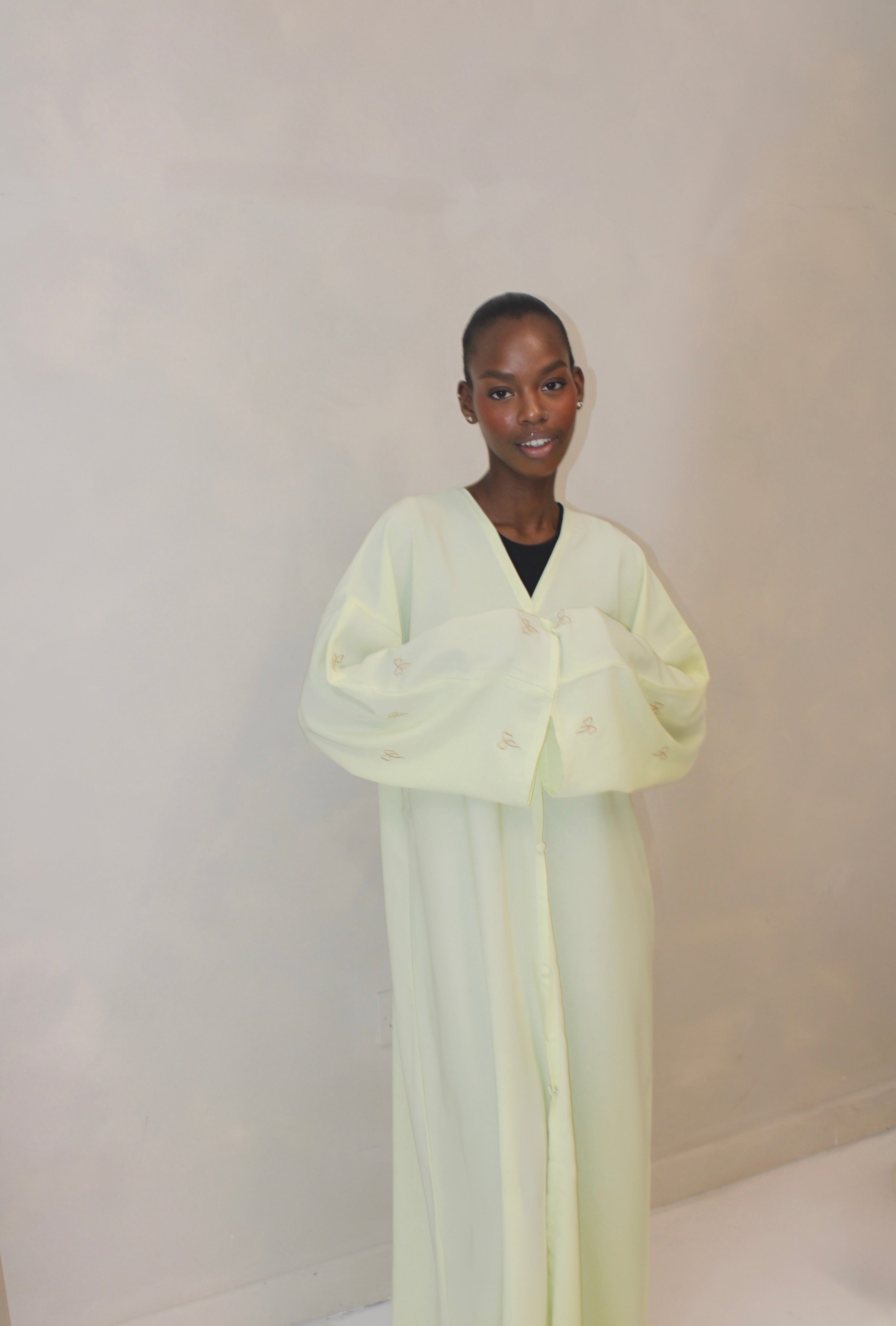 The Safia Abaya Lemon