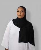 Bamboo Hijab Jet Black