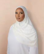 Diamond Chiffon Off White