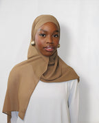 Chiffon Hijab Mocha Brown