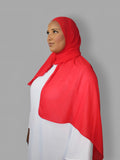 Chiffon Hijab Red