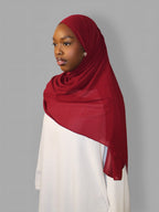 Chiffon Hijab Marron