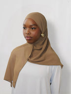 Chiffon Hijab Mocha Brown