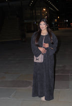 Cord Abaya Black