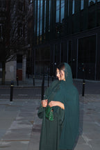 La Bella Abaya Dark Green
