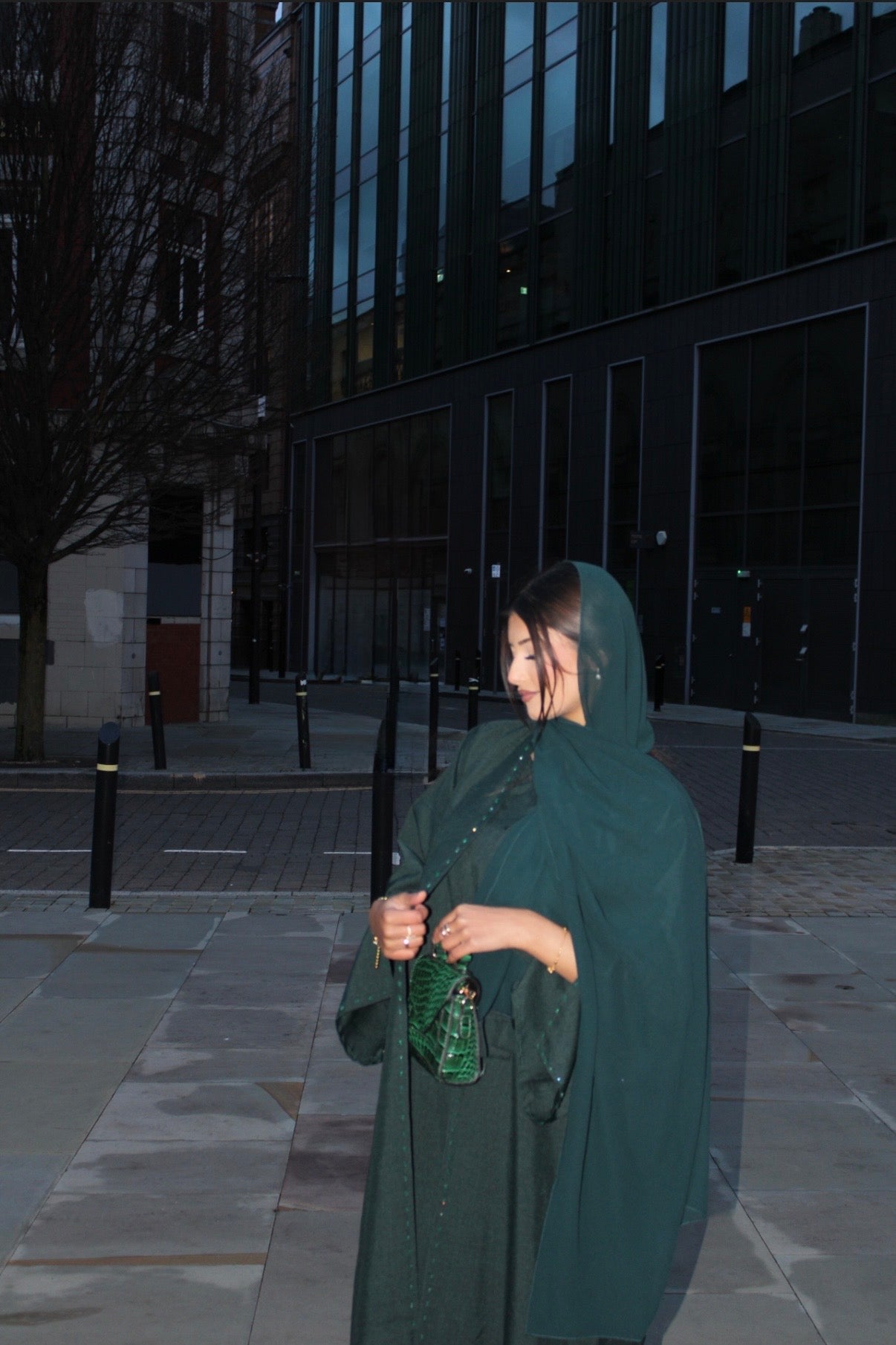 La Bella Abaya Dark Green