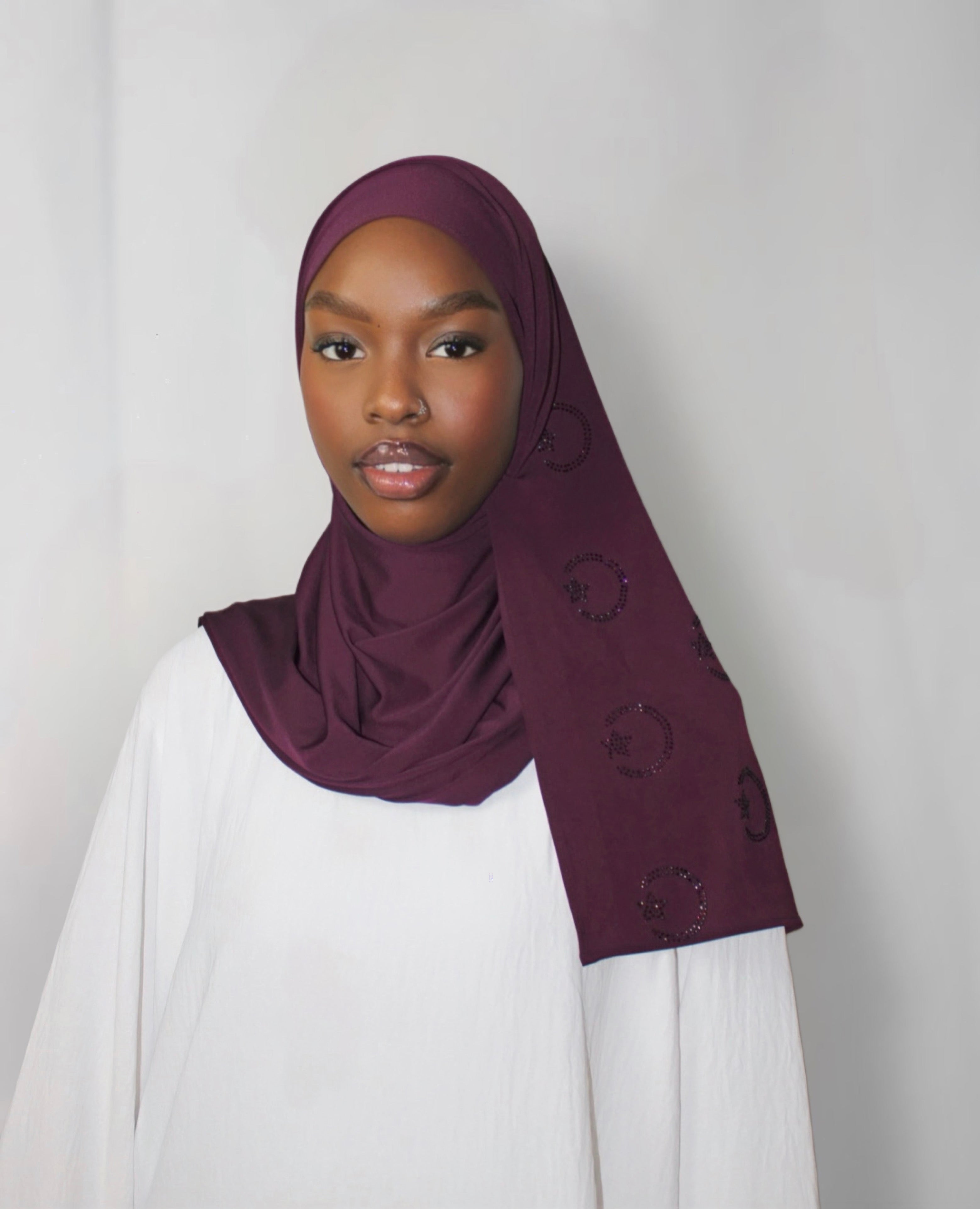 Luna Hijab Mulberry