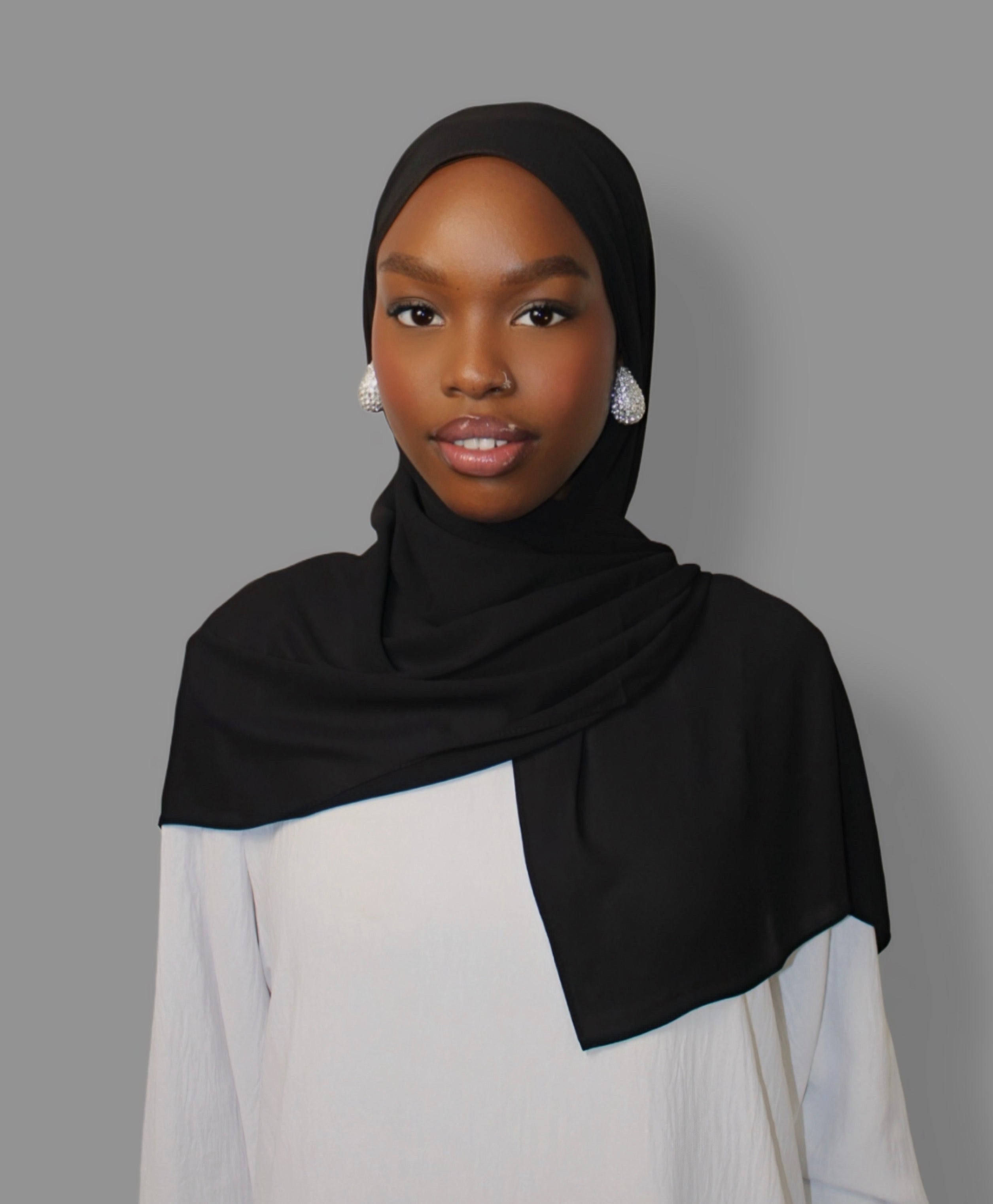 Diamond Chiffon Black