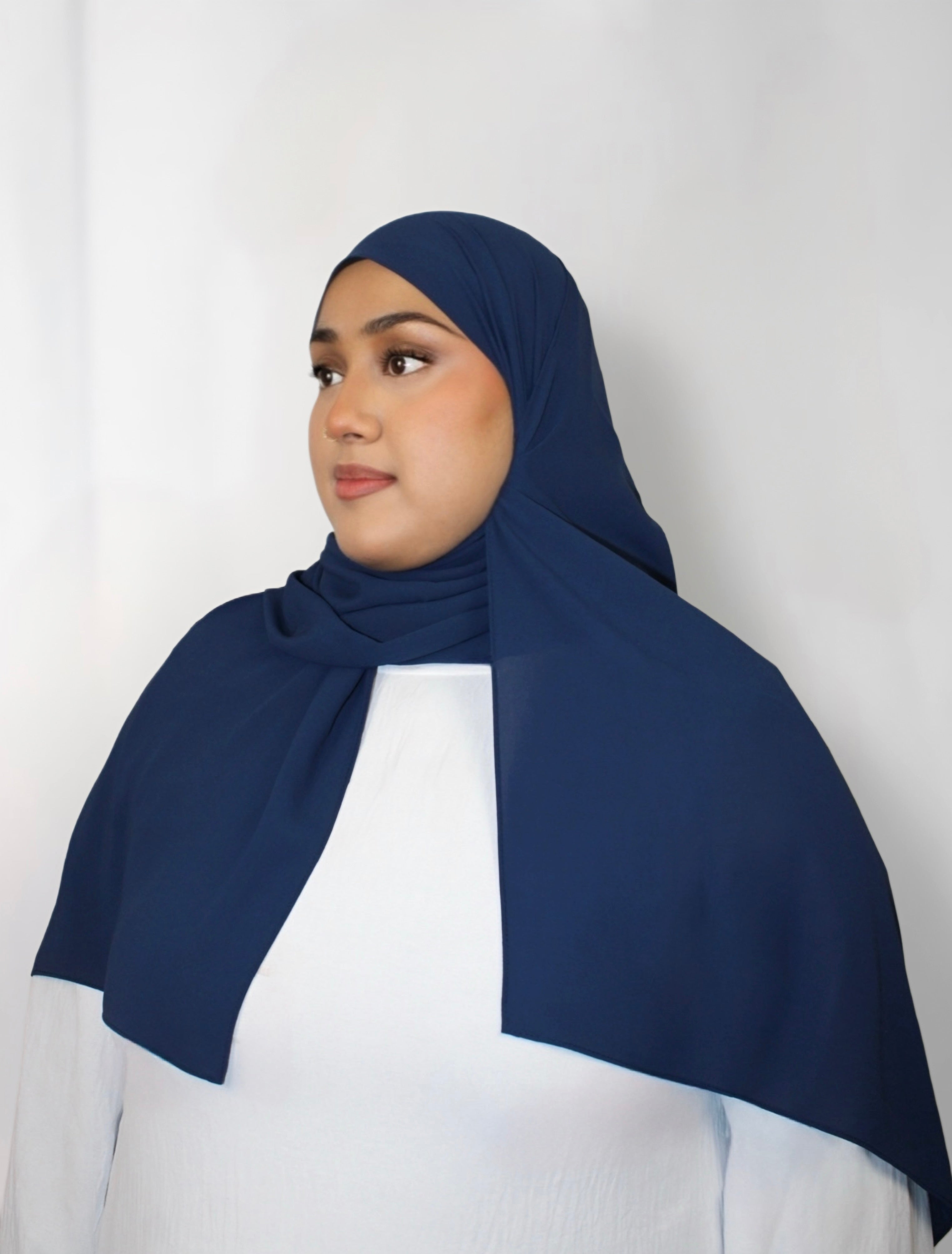 Diamond Chiffon Navy