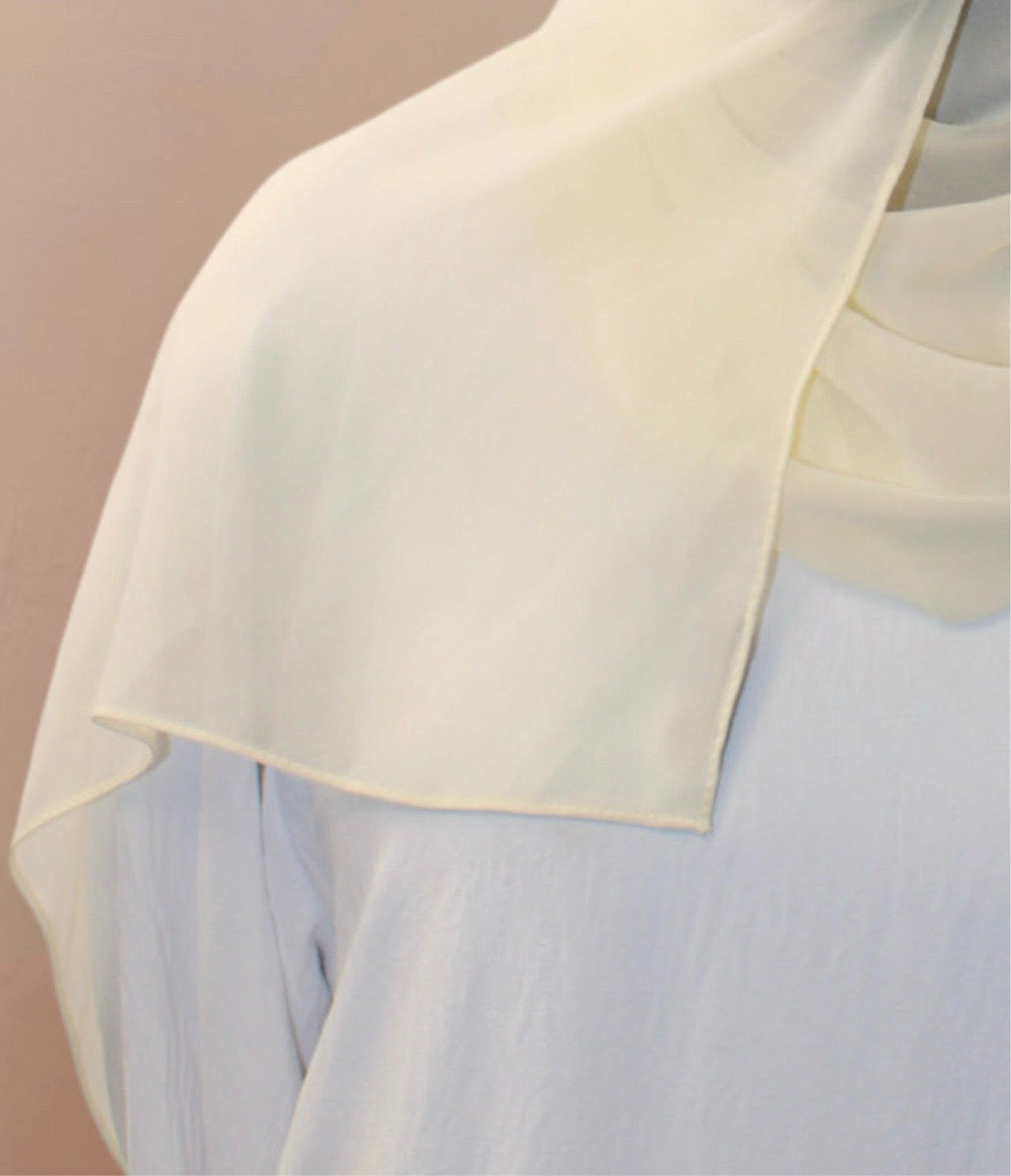Chiffon Hijab Light Beige