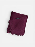 Monogram Hijab Deep Burgundy