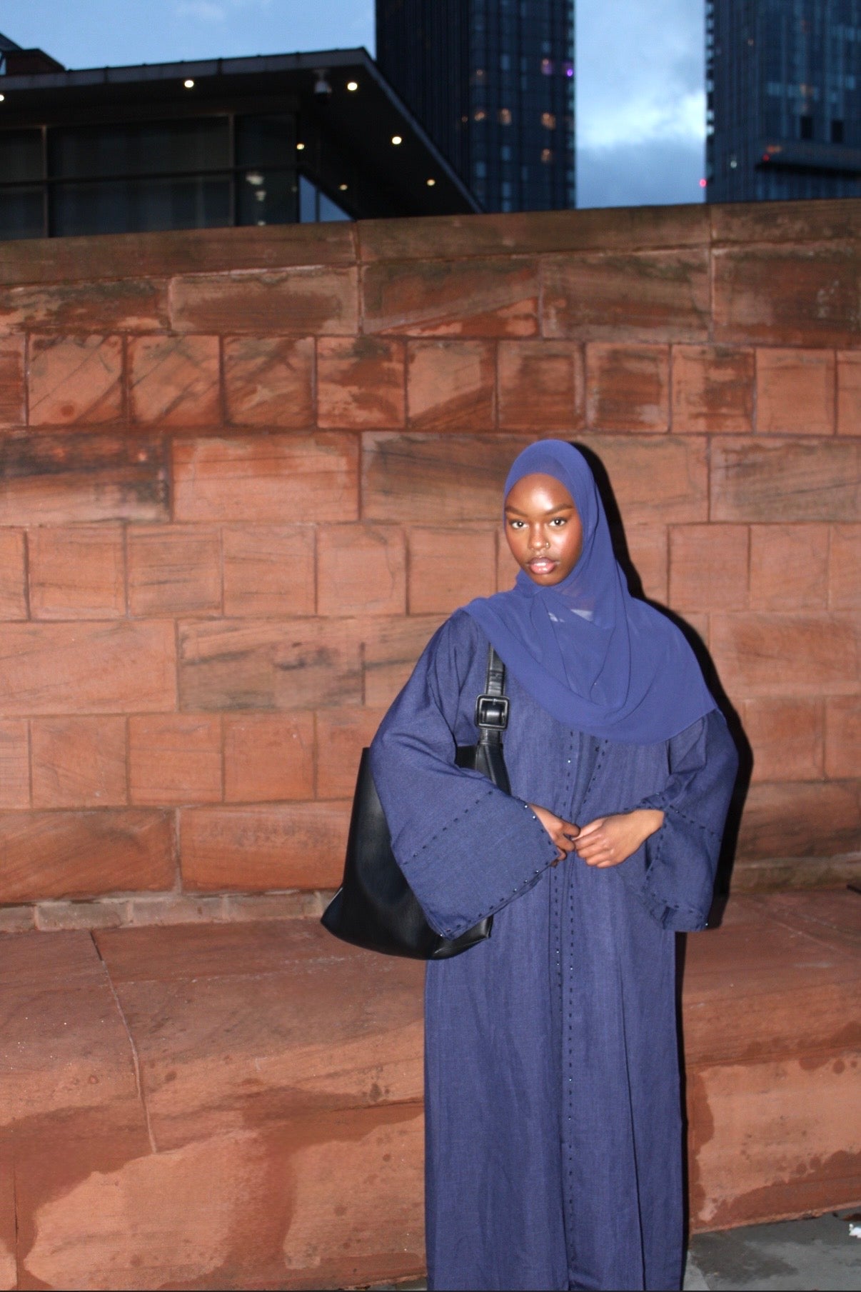La Bella Abaya Navy Blue