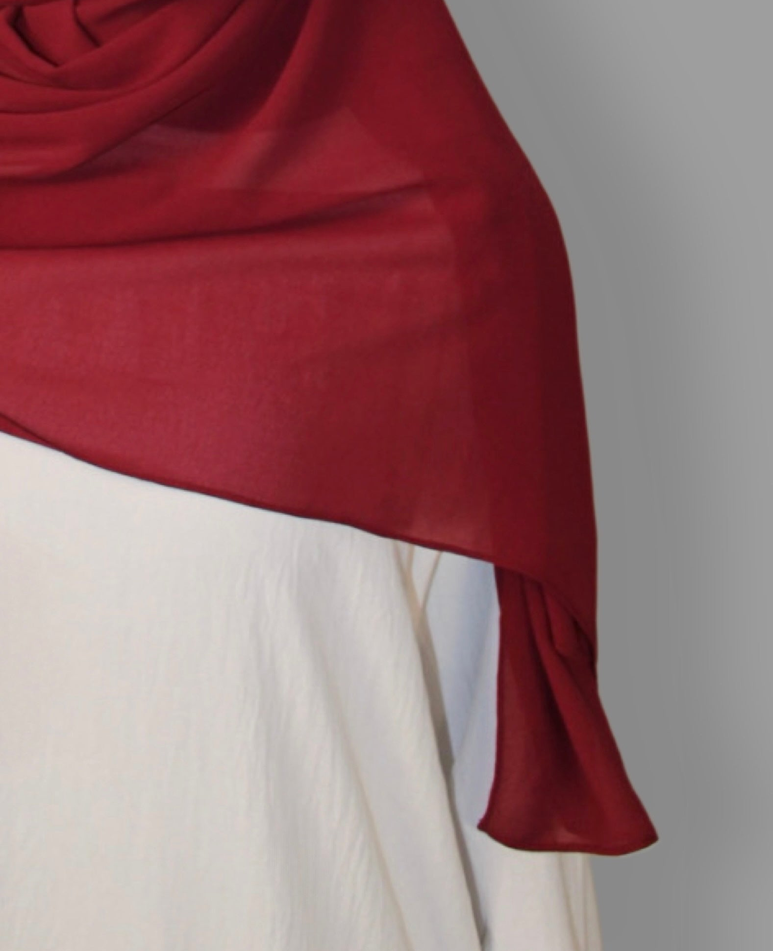 Chiffon Hijab Marron