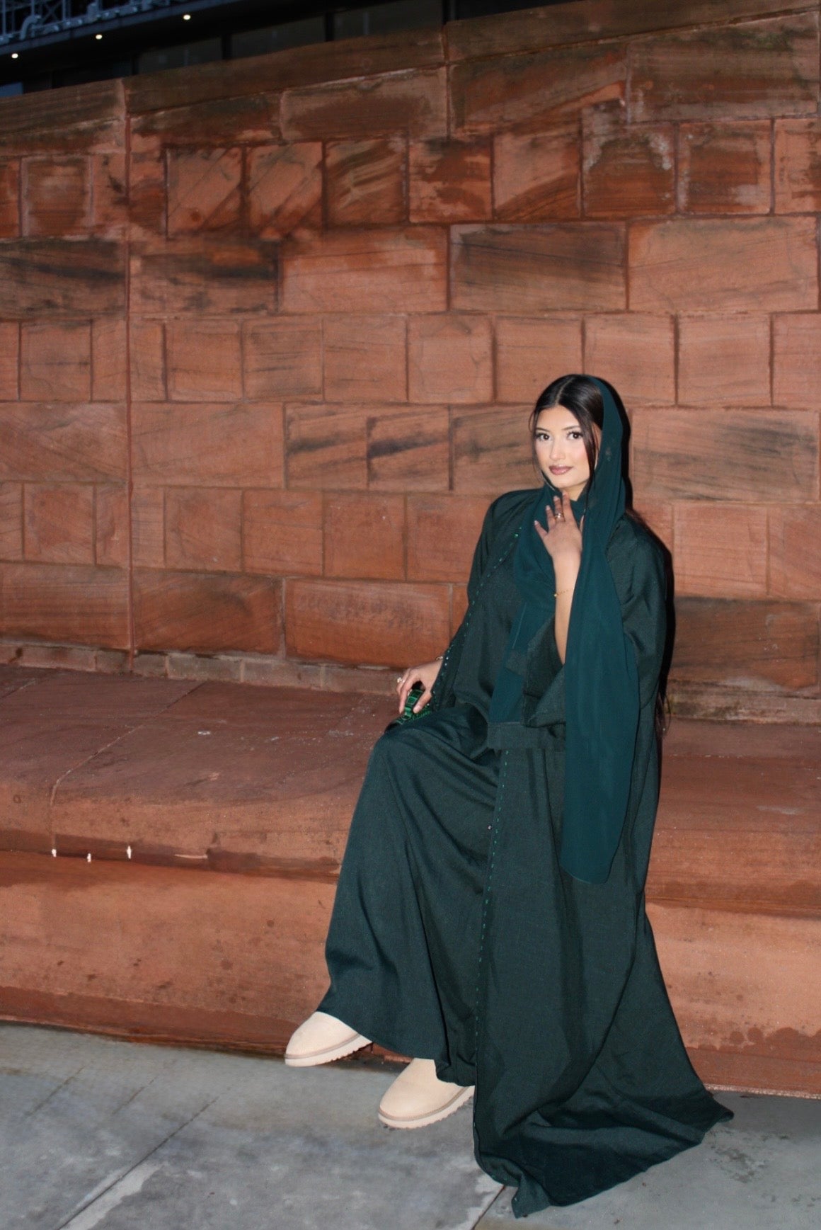 La Bella Abaya Dark Green