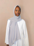 Chiffon Hijab Dove Grey