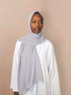 Chiffon Hijab Dove Grey