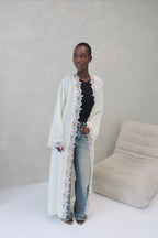 The Zahra Abaya Butter Yellow