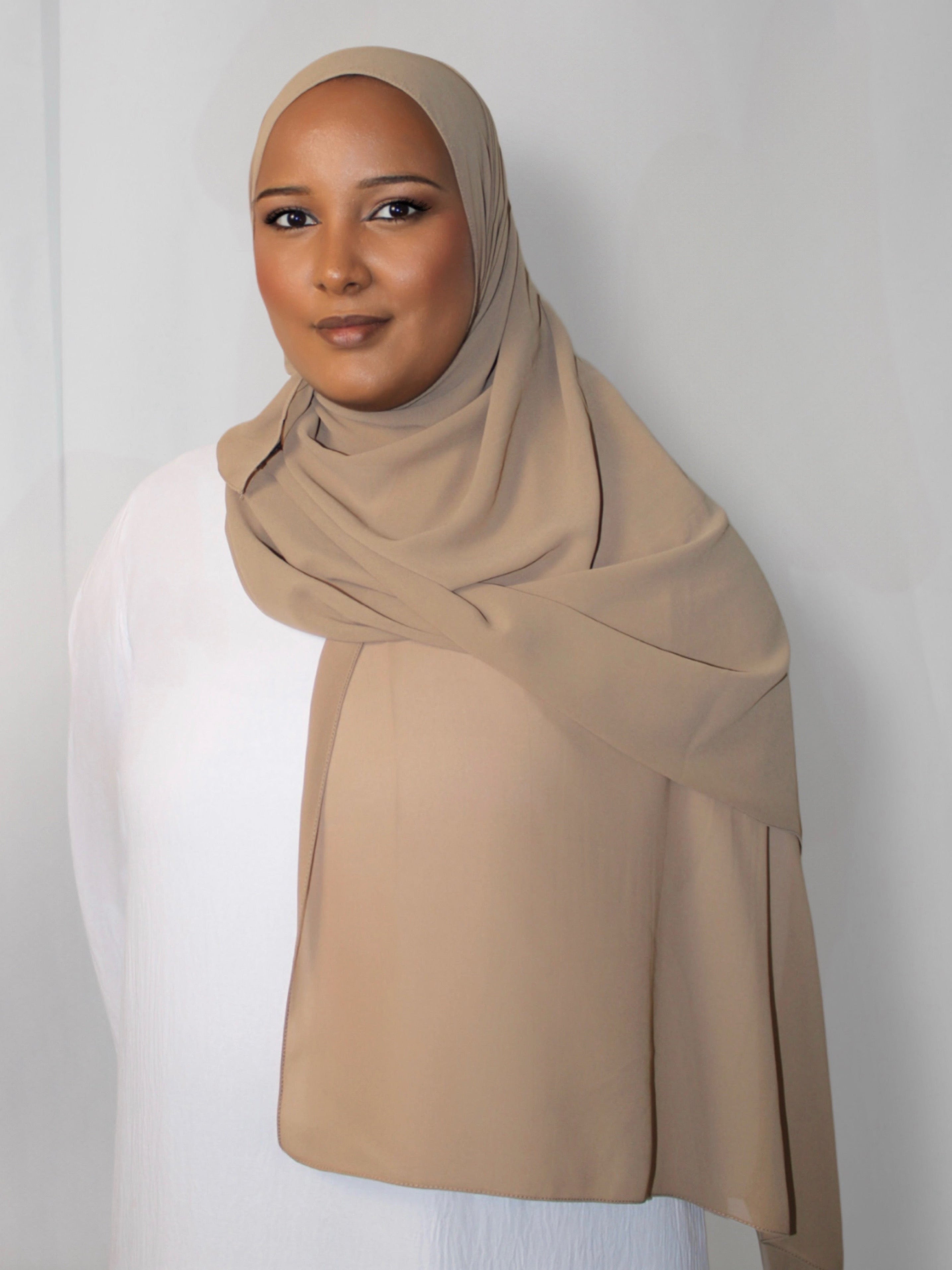 Chiffon Hijab Camel