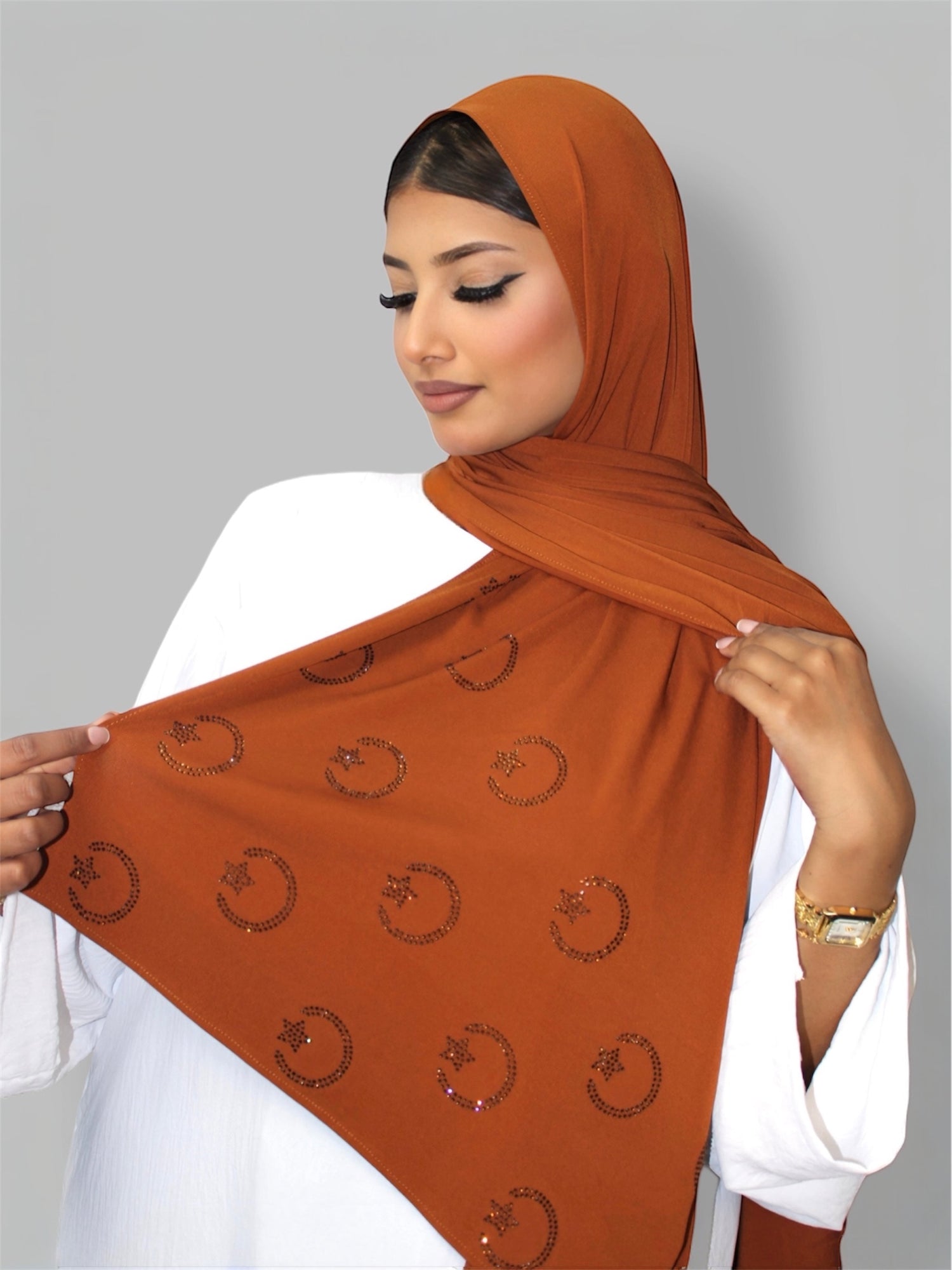 Luna Hijab Terracotta