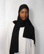 The Sparkly Hijab Black