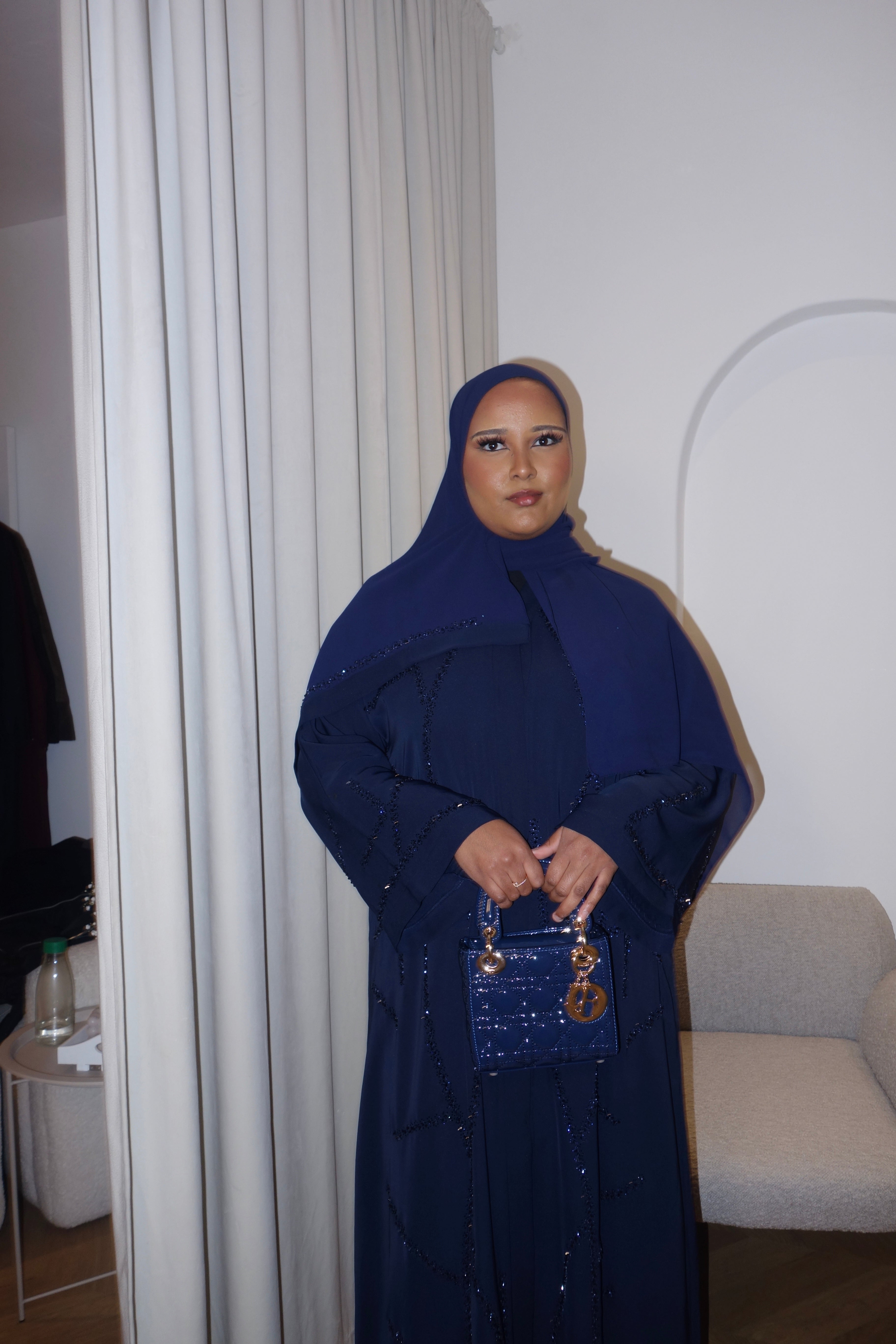 Aneeqa Abaya Dark Navy