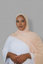 Bamboo Hijab Peach Nude