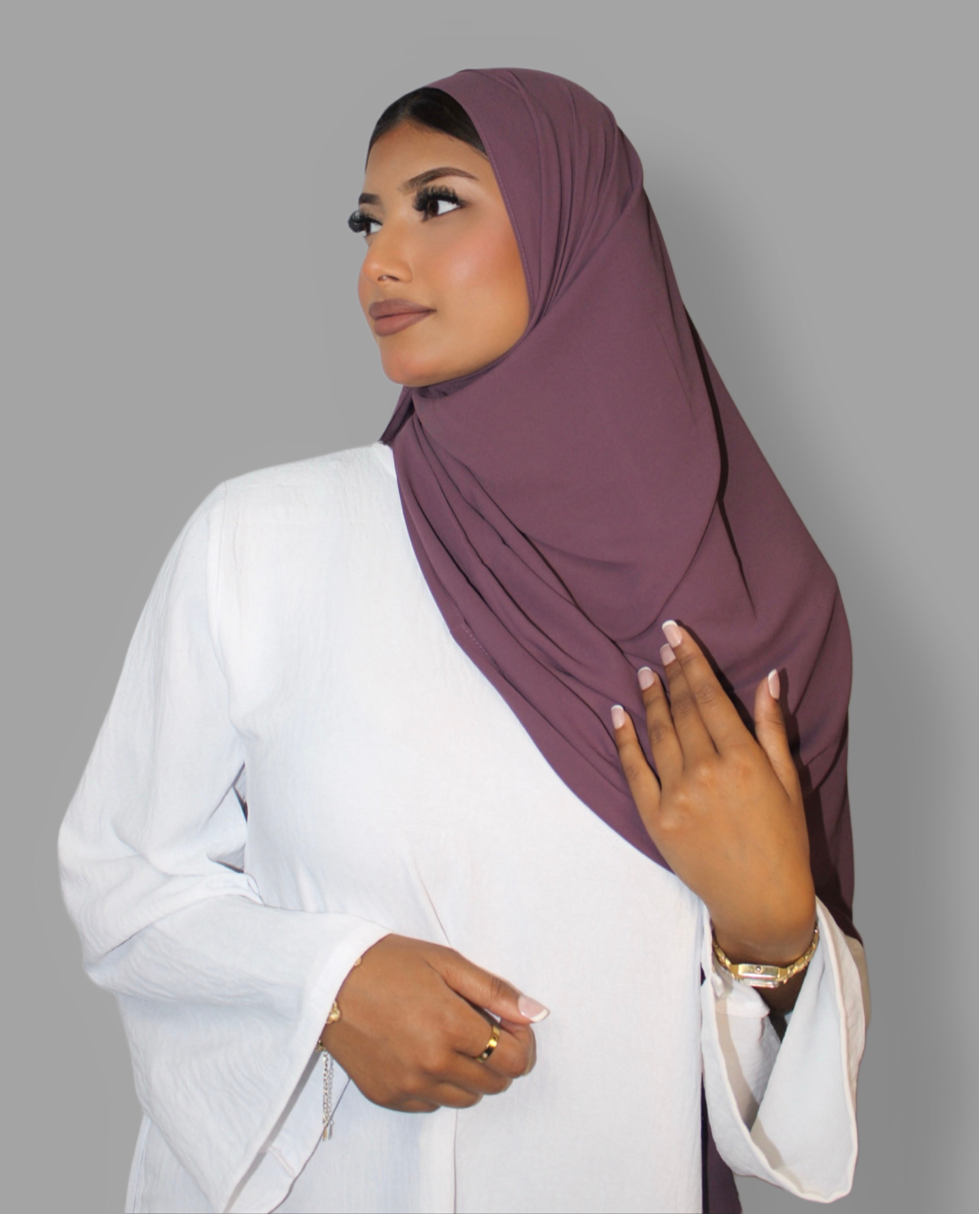 Diamond Chiffon Dark Mauve