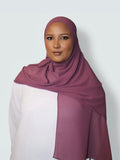 Chiffon Hijab Grape