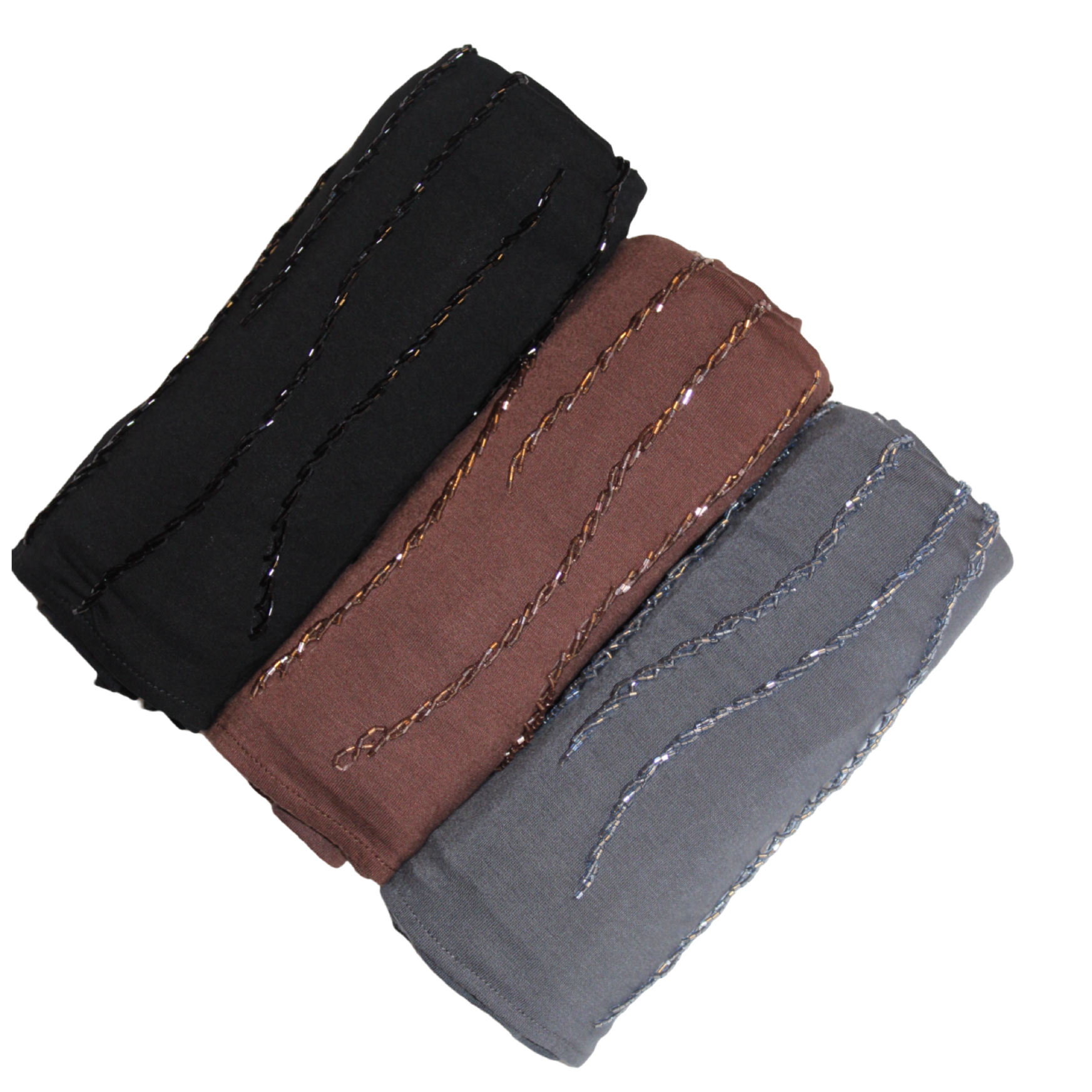 The Sparkly Hijab Grey