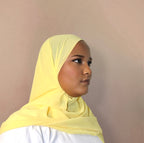 Chiffon Hijab Butter Yellow