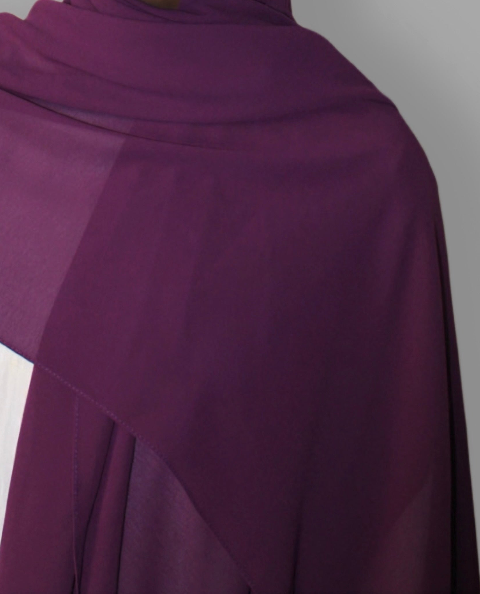 Chiffon Hijab Plum