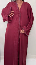 Danah Abaya Burgundy