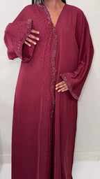 Danah Abaya Burgundy
